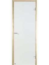 HARVIA Двери стеклянные 7/19 коробка ольха, прозрачная D71904L