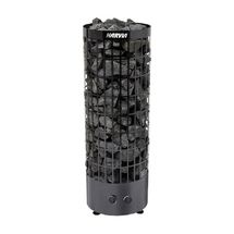 HARVIA Электрическая печь Cilindro PC90 Black Steel со встроенным пультом, артикул HPC900400M
